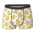 thumbnail image 6 of Men's Boxer Briefs, Funny Cartoon Cute Duck Soft Comfy Mens Underwear Boxer Briefs Breathable With Widen Waist, 6 of 7
