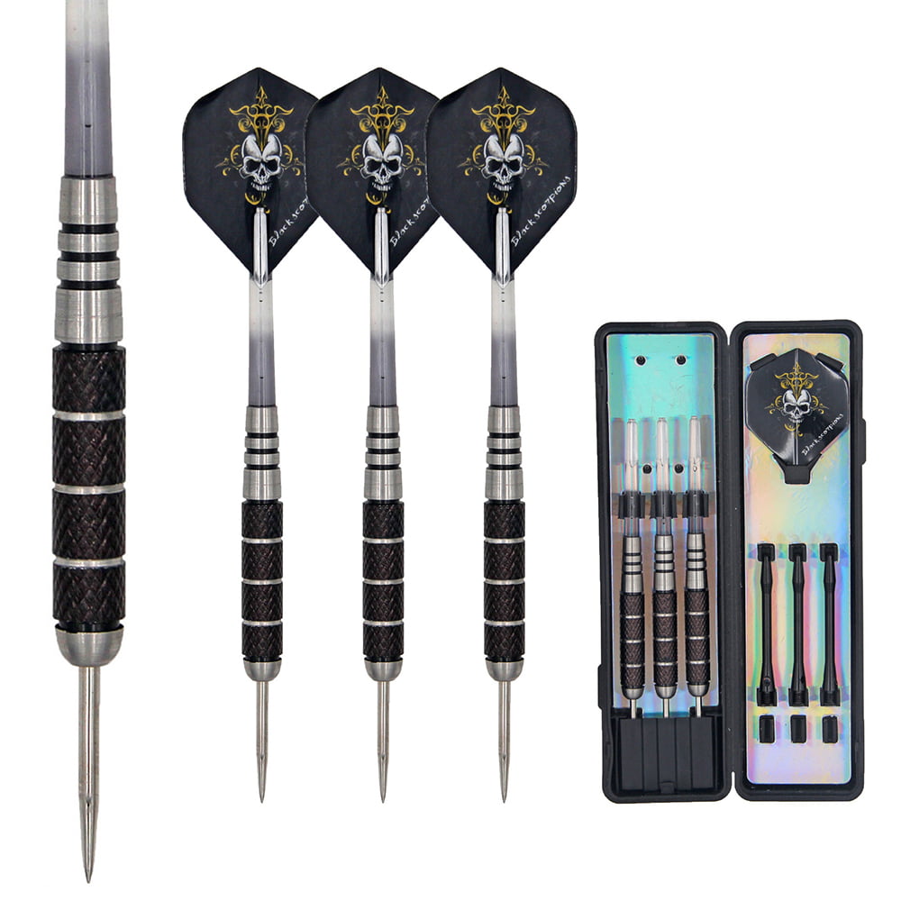 3PCS Steel Tip darts With 24g Brass Barrel Dart Shaft Flight Set Indoor Games 