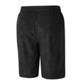 thumbnail image 4 of Chiccall Mens Solid Terry Casual Shorts Elastic Drawstring Waist Side Pockets Lightly Comfy Soft Fabric Summer Lounging Workout Shorts for Men, 4 of 6