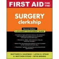 thumbnail image 1 of Pre-Owned First Aid for the Surgery Clerkship (First Aid Series) (Paperback) 0071448713 9780071448710, 1 of 1