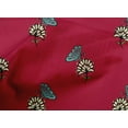 thumbnail image 4 of oneOone Cotton Poplin Fabric Floral & Block Printed Craft Fabric BTY 56 Inch Wide, 4 of 4
