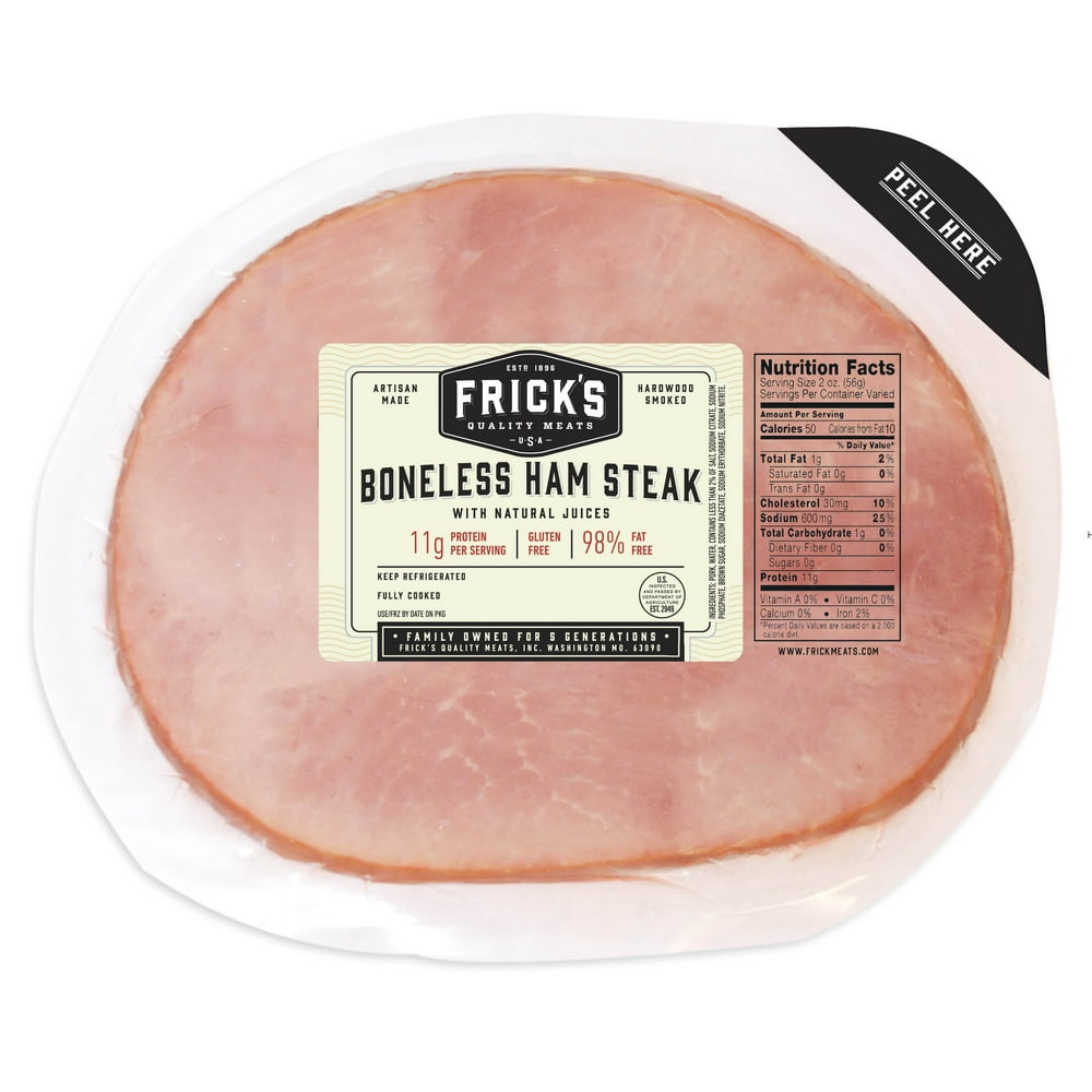 Frick's Quality Meats Boneless Ham Steak, 0.81.73 lb