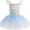 White ice crystal, variant on WIBACKER Girls Ballet Tutu Dress 2-8Y, Shiny Princess Tulle Leotard Ballerina Dance Costume Halloween Christmas 1Piece