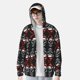 thumbnail image 2 of Balery Skull santa hat Sudadera ligera de manga larga con capucha y protección solar UPF 50+ para hombre y mujer, ideal para pesca y running-XX-Large, 2 of 7