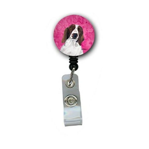 Carolines Treasures SC9131PK-BR Springer Spaniel Retractable Badge Reel Or Id Holder With Clip
