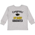 thumbnail image 3 of Inktastic Congrats My Daddy Graduated with Cap Boys or Girls Long Sleeve Toddler T-Shirt, 3 of 5