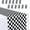Black and White Checkered, variant on 3 Pcs Black and White Checkered Plastic Table Runners 14 x 108 Inches Race Car Theme Party Disposable Table Decor for Birthday Baby Shower