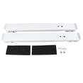 thumbnail image 2 of 2 Pcs Rouleau Mobile pour Machine à Laver Extensible Fer Blanc 16 Roues Faible Bruit Haute Capacité de Charge avec Frein Machine à Laver Poupée pour Meubles, 2 of 8