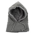 thumbnail image 1 of Gorro con capucha para ciclismo de invierno, gorro con cordón a prueba de frío, para exteriores, para cubrir la cabeza y la cara, gorro con pechera, gris oscuro, 1 of 5