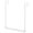 White, variant on Hanging Closet Rod Adjustable Extendable Stainless Steel Clothes Hanger with 50 lbs Load Capacity 40.5-71cm Length and 43-73cm Height Telescopic Organizer for Wardrobe Balcony