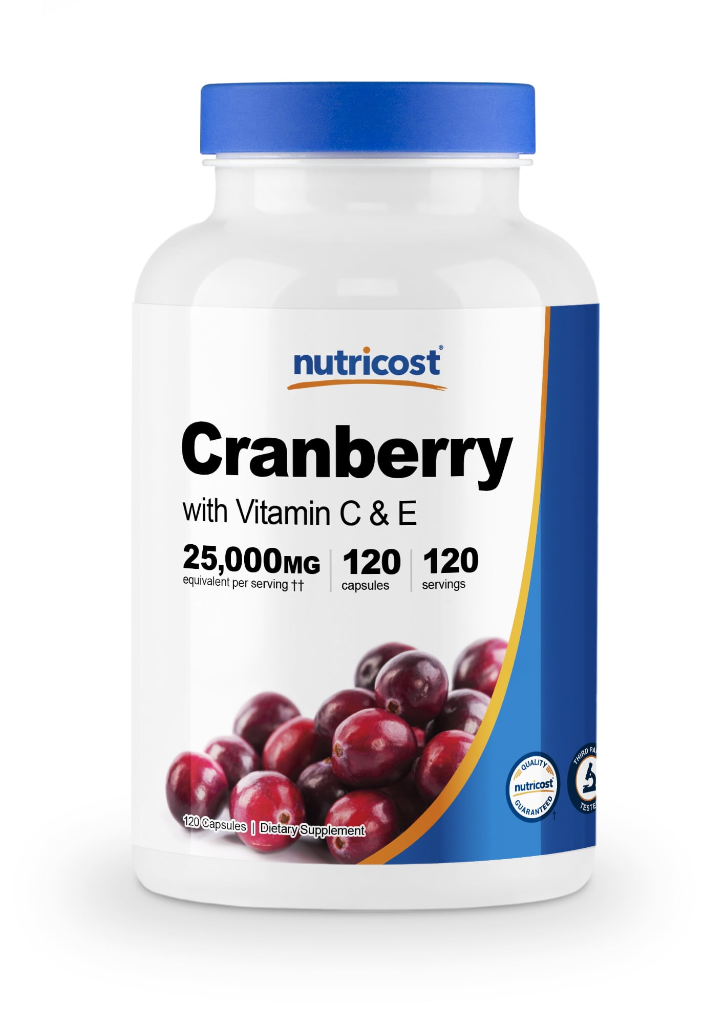 Nutricost Cranberry Extract Mg Capsules With Vitamin C Vitamin E Walmart Com