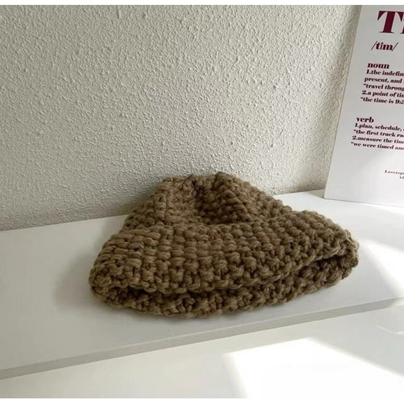 CoCopeanut New Winter Beanie Hat for Women Knit Cap Fashion Warm Thicken Cap Lady Thread Knitted Beanie Chapeau Female Bonnet шляпа женская