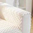 thumbnail image 7 of Dustproof Couch Towel 3D Honeycomb Plush Sofa Cushion Thickened Minimalist Comfortable Non Slip Sofa Covers Soft Breathable (Coffee color,70x90cm 1pcs), 7 of 7