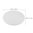 thumbnail image 2 of COMPUKAS White Oval Linen Canvas Board for Oil Paint Acrylic Canvas with Durable Frame, 2 of 8