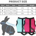 thumbnail image 2 of JinsintoHarness and Leash Set for Small Animals, Durable Soft Mesh Nylon Harness, Comfortable Padded Vest Strap All Seasons Suitable -, 2 of 5