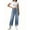 Dark Blue, variant on Women's High Waist Wide Leg Jeans, Cuffed Hem Denim Pants for Casual Wear, Women's Dark Blue, Sizes S-2XL