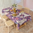 thumbnail image 4 of Goldendoodle Dog and Flower Floral Rectangle Tablecloth 60"x102",Waterproof Polyester Rectangle Table Cloth, Wipeable Spillproof Polyester Tablecloth for Dining, Camping, Indoor and Outdoor, 4 of 6