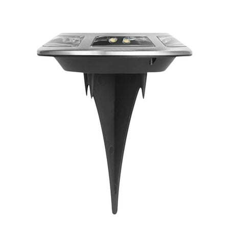 

ZZkhGo Solar Garden Lights Solar Garden Lights Outdoor Circular Solar 12LED Stainless Steel Solar Lamp Buried Lamp Wall Lamp Grass Courtyard Lamp Small Street Lamp