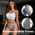 thumbnail image 4 of Thongs for Women - Eiffel Tower food No Show Seamless Womens Thongs Underwear, Soft Stretch G String Thongs for Women,Cuteness Ladies Thong Bikini Panties Briefs, 4 of 5