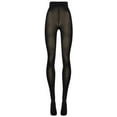 thumbnail image 3 of Wolford Velvet De Luxe 66 Denier Tights - Black, 3 of 4