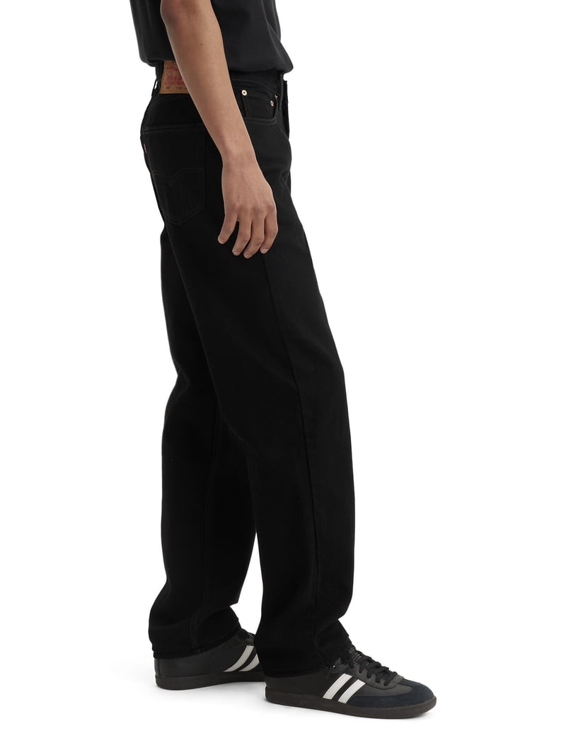 Levi's Men's 550 Relaxed Fit Jeans, Black, Size 34, Mid-Rise, 100