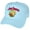 Blue, variant on Betty Boop 864801 Polyester Betty Boop 6 Panel Strap Closure Adjustable Hat, White