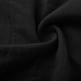 thumbnail image 5 of MKOSPLRT Button Up Henley Shirts Girls 5-15 Years Short Sleeve Linen Shirts Notch V Neck Solid Color Tshirts Summer Loose Fit Blouses, 5 of 6