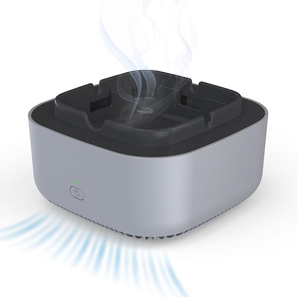 Ceniceros sin humo para cigarrillos en interiores, purificador de aire 2 en 1, ambientador multifuncional para el hogar, oficina y exteriores