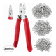 thumbnail image 3 of Set Alicate Y Anillos De Cerdo Bloosom  Galvanizado 360 Unidades Rojo, 3 of 4