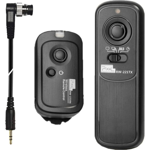 2.4GHz RW221-DC0 Wireless Shutter Remote Control Compatible with Nikon D1 D2 D3 D3s D4 D4s D5 D6 D40s D800 D850 D800E D810 D810A D700 D500 D300s D300 D200 F6 F100 F5 F90X F90 N90s D1X D2H D3X