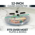 thumbnail image 5 of HomeCraft 12-inch Microwave Plate Cover Shield with Magnets, 5 of 8