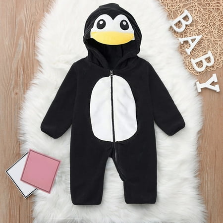 

TOWED22 Christmas Baby Romper Baby Girls Boys Christmas Outfits Long Sleeve Pumpkin Jumpsuit Cotton Linen Romper Bodysuit Black