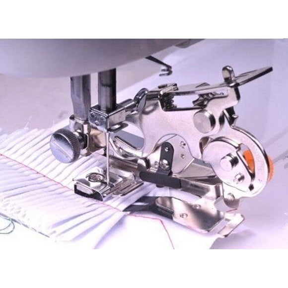YEQIN Pied de Volant (55705) pour Machine à Coudre Singer Frère Juki Bas Tige (Boîte Rose)