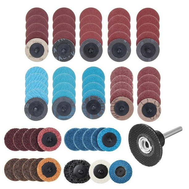 70Pcs Sanding Discs Set,2 inch Quick Change Sanding Discs with 1/4