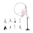 thumbnail image 4 of BELOVING Cat Teaser Toy Flexible Exerciser Handheld Teaser Toy for Prowl Jump Pink, 4 of 10