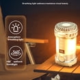 thumbnail image 6 of 1. Rechargeable Camping Fan Light with Digital Display, 3 Speeds 4 Modes LED Tent Light for Outdoor Hiking Camping, 6 of 9