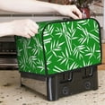 thumbnail image 6 of Rateoe Bamboo Pattern Toaster Covers 2 Slice Wide Slot,Bread Machine Cover,Bread Dust Cover & Fingerprint Protection,Appliance Covers, 6 of 7