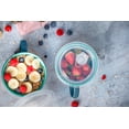 thumbnail image 3 of Kook Ceramic Soup Mugs, with Handle and Vented Plastic Lid, Set of 2, 3 of 3