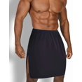 thumbnail image 2 of Men's Sleepwear Bottoms, Side-Slit Robe Pants No-Hassle, No-Stripping Robe Pants Breathable Wrap Skirt Soft Towel Skirt, 2 of 8