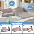 thumbnail image 5 of GVN 2-in-1 Children’s Convertible Sofa to Lounger-L, Bedroom Chair for Kids, 5 of 8
