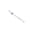 Pure titanium semi-sandblasted fork, variant on Pure Titanium Knife Fork Spoon 3-Piece Set, Portable Titanium Cutlery Kit, Reusable Tableware for Outdoor Camping Picnic Travel Home Use