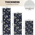 thumbnail image 4 of Darkblue Daisy Flower Yellow Centers Pattern Kitchen Rugs Sets Of 3,Kitchen Runner Rugs Non Skid Washable,Decorative Kitchen Floor Mats for Kitchen,Sink,Laundry,17"x30"+ 17"x47" + 17"x59", 4 of 6