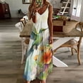 thumbnail image 3 of Flower Hummingbird Fine Art Sleeveless Dress Summer Dress Woman 2025, 3 of 7