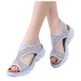 thumbnail image 2 of IUJSOY Womens Walking Sandals Mesh Open Toe Sports Water Sandals Arch Support Athletic Beach Shoes, 2 of 8