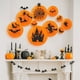 thumbnail image 1 of Adornos colgantes de Halloween, decoraciones de Halloween, 28 adornos de flores de papel de Halloween, abanico de flores de papel hueco de panal, abanico de copos de nieve, suministros para fiestas de, 1 of 6