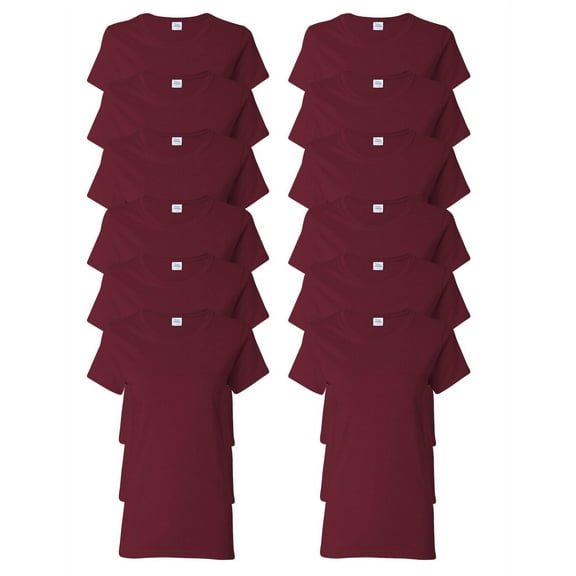 Gildan Womens 5.3 oz. Heavy Cotton Missy Fit T-Shirt, Pack of 12