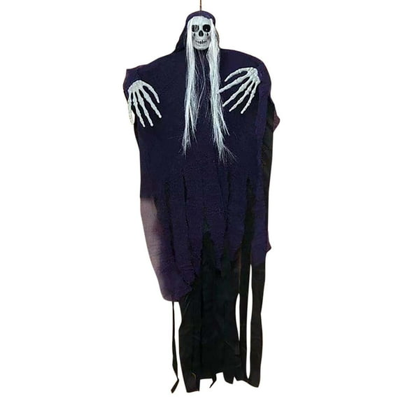 Hanging Halloween Skeleton Ghosts Decorations, Grim Reapers for Best Halloween Outdoor Decorations