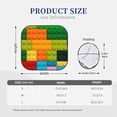 thumbnail image 3 of Fotbe Colorful Building Blocks Juego de 2 Piezas de Parasoles para Parabrisas | Bloqueador Solar para Auto | Accesorios Plegables para Protección Solar Interior-Small, 3 of 6