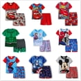 thumbnail image 2 of Conjuntos de ropa para niños, pijamas de bebé, Tops de manga corta de algodón de verano, conjunto de Pijamas de dibujos animados de Spiderman, ropa de dormir para niños 5T Gao Jinjia LED, 2 of 2