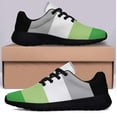 thumbnail image 3 of Aromantic Flag Shoes Mens Womens Running Sneakers Mesh Breathable Jogging Walking Shoes Black Size 8.5, 3 of 7